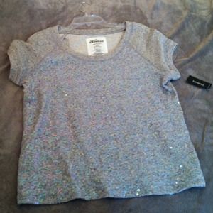 Express sequin top