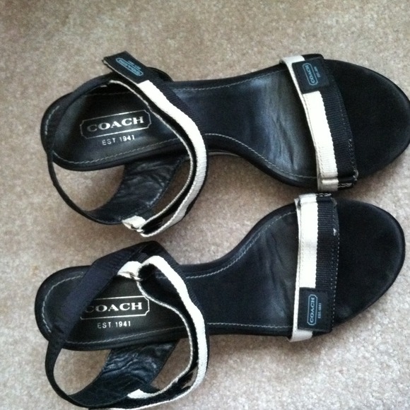 Coach Shoes - RESErVED: Auth COACH wedges