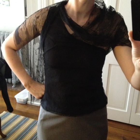 Lagerfeld Lace Top