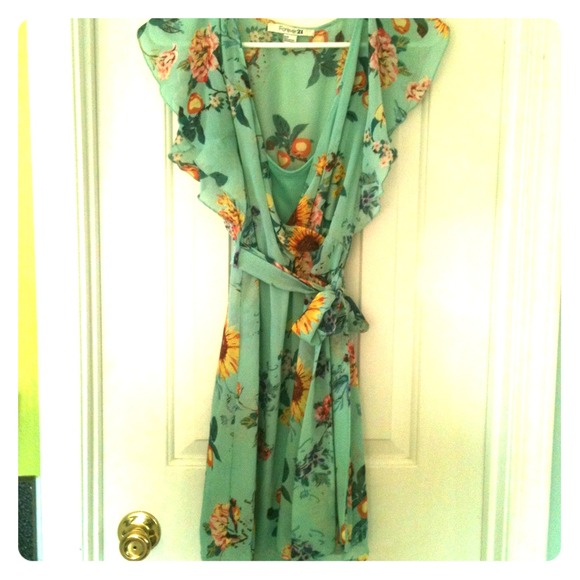 Maxi and teal dress bundle