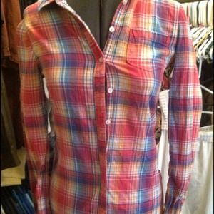 Colorful plaid shirt