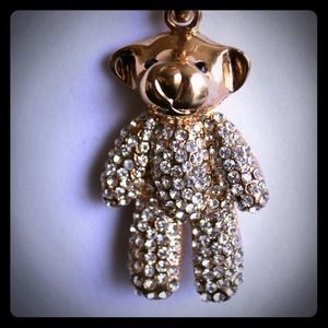 Brand new 3-D teddy bear necklace