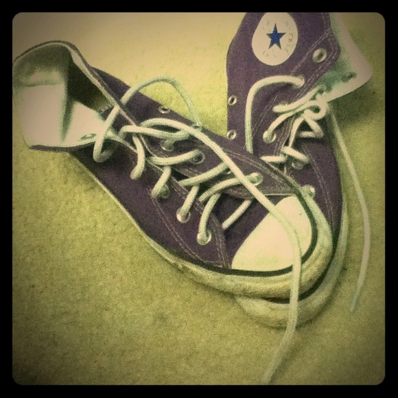 Purple Chuck Taylors