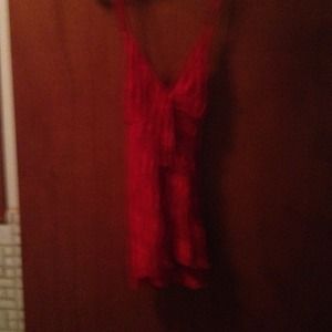 Red heart Victoria's Secret Lingere