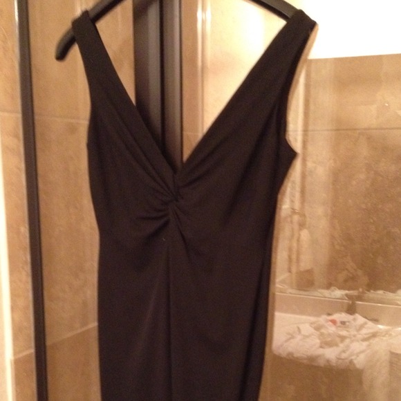 Sleek black dress