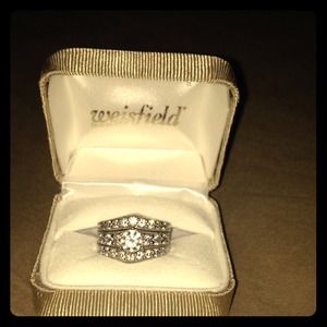 3.25 ct diamond wedding set