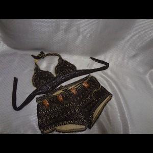 Brown bikini