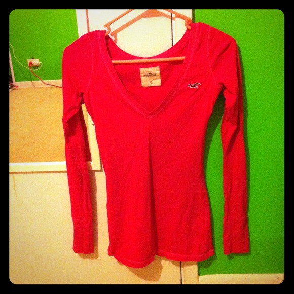 [RESERVED] Hollister pink long sleeve shirt