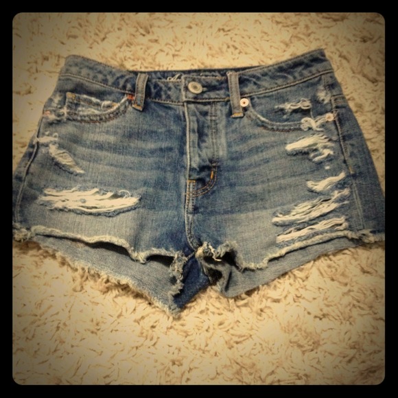 American Eagle High waisted denim shorts