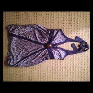 Prairie new York halter top size small