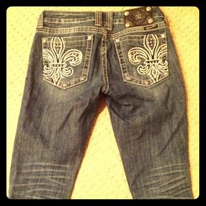Miss me cropped jeans size 27