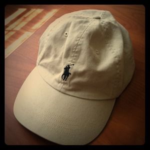 Beige Polo Hat