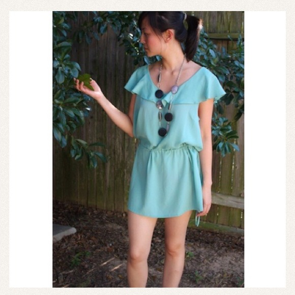 Cute blue tunic top/dress