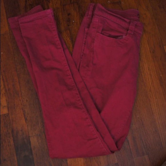 SOLD  Modern Amusement Red Jeans