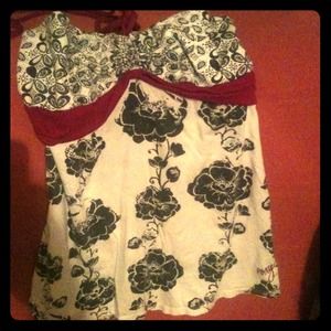 tie back shirt