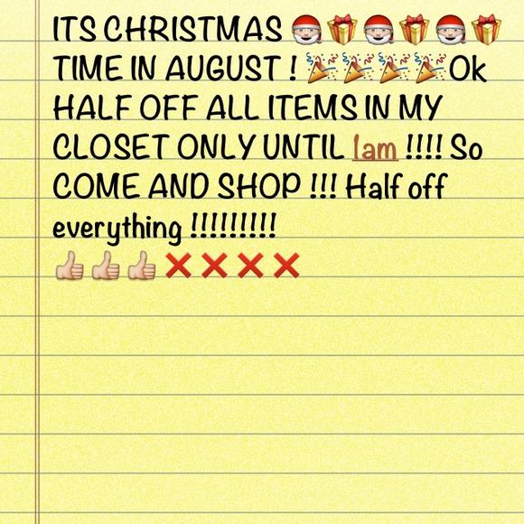 DOING AGAIN !!! 👍👍👍👍50% off EVERYTHING !!!!