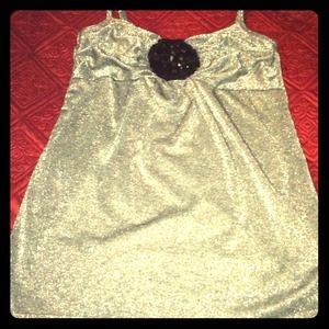 Shimmery top with jewels