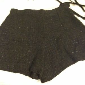 RESERVED *Black vintage style high rise shorts