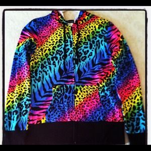 Animal Print Rainbow Jacket
