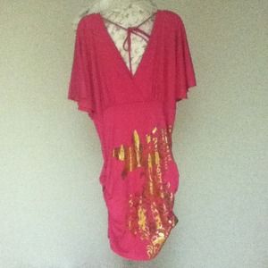 🌟SOLD🌟Pink and gold dress