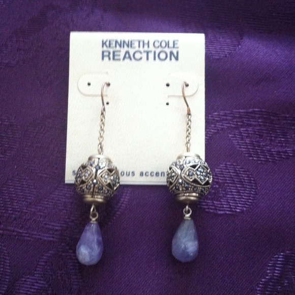 💗Reserved @aslome"Kenneth Cole Amethyst Earrings