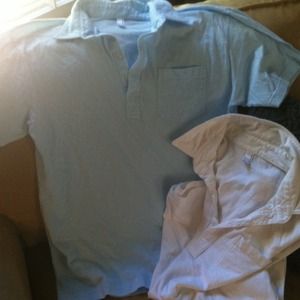 American apparel men's polo collared tees