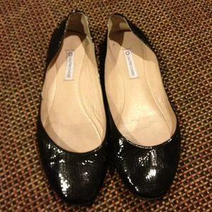 L'AUTRE CHOSE Sz. 9 patent leather Italian flats