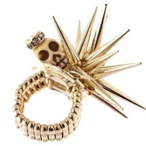 491202 Jewelry - Spike & Skull Ring 491202 Jewelry - Spike & Skull Ring