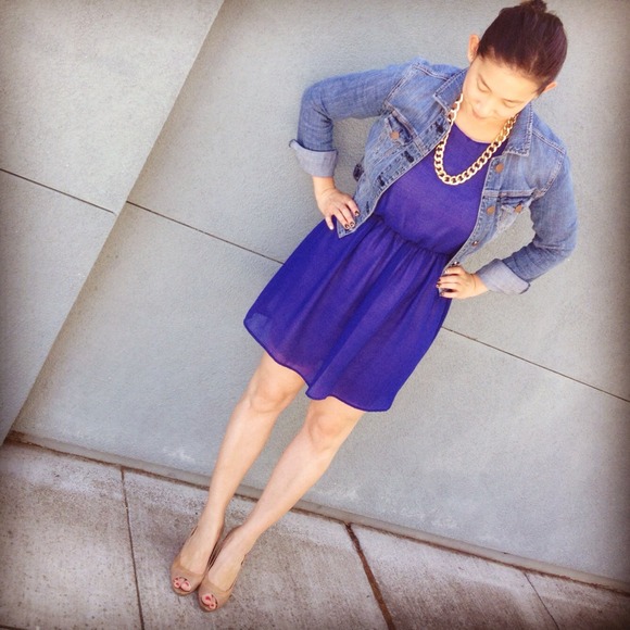 *SOLD in bundle* Little Blue Dress