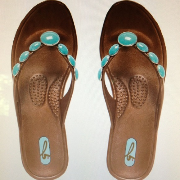 OKAb's Cynthia Copper & Turquoise Slide