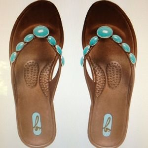 OKAb's Cynthia Copper & Turquoise Slide