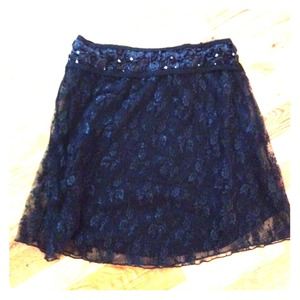 Madonna inspired lace skirt