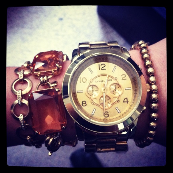 Oversized Michael Kors Runway watch