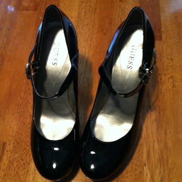 REDUCED!!!  leather babydoll platforms