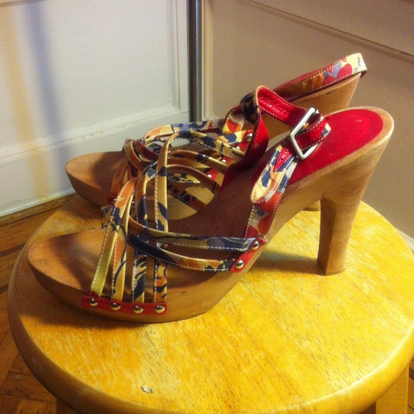 Cute wooden heels