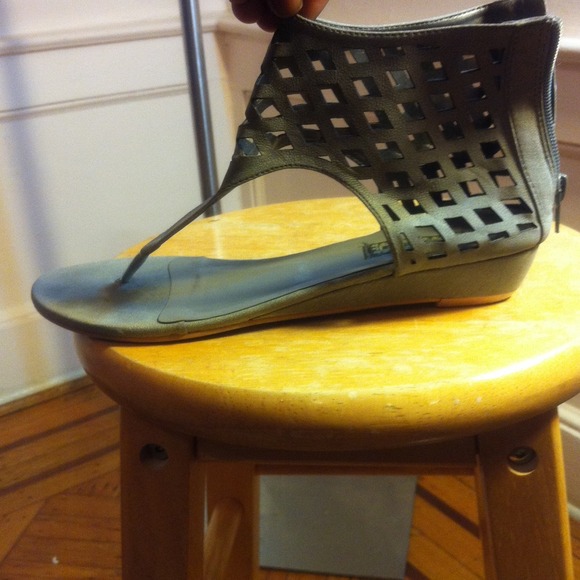 Laser cut sandals
