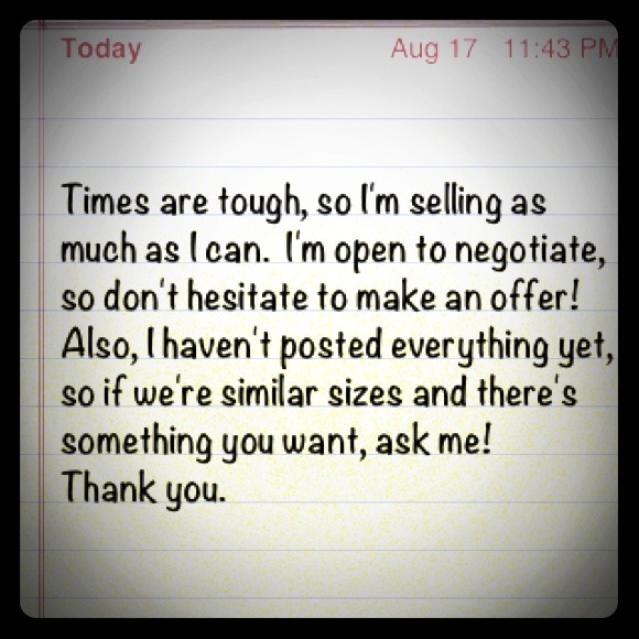 Make an offer!