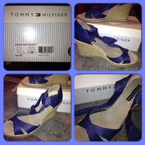 Polka dot wedges--Size 10