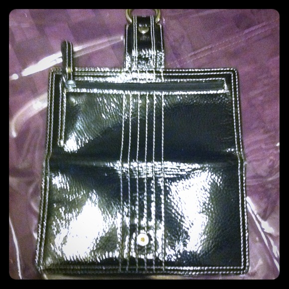 Patent leather wallet