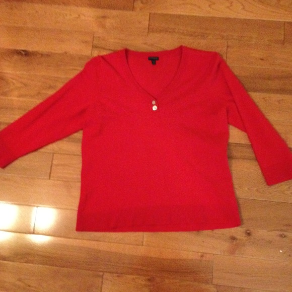 Madison Red 3/4 length sweater
