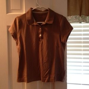 Brown Polo style top