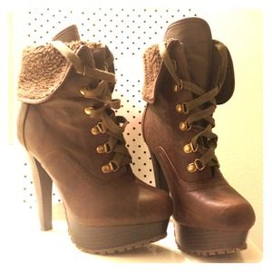 ❌RESERVED❌ Brown Ankle Boots