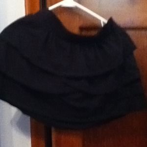 Girls black skort