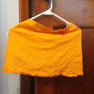 Orange girls skort