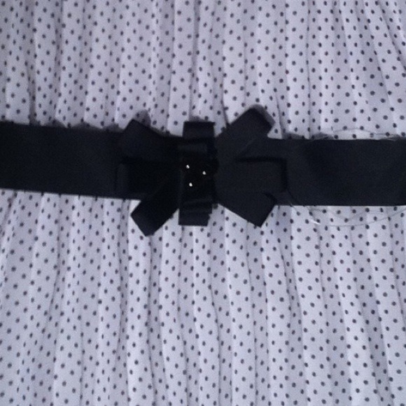 SOLD. A. Byer Polka dot B&W Top - Picture 4 of 4