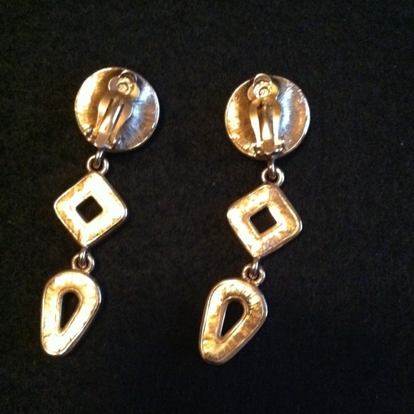 Sale Evening Crystal Dangles with Clips - Picture 2 of 3