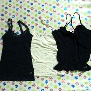 Three Hollister tanks