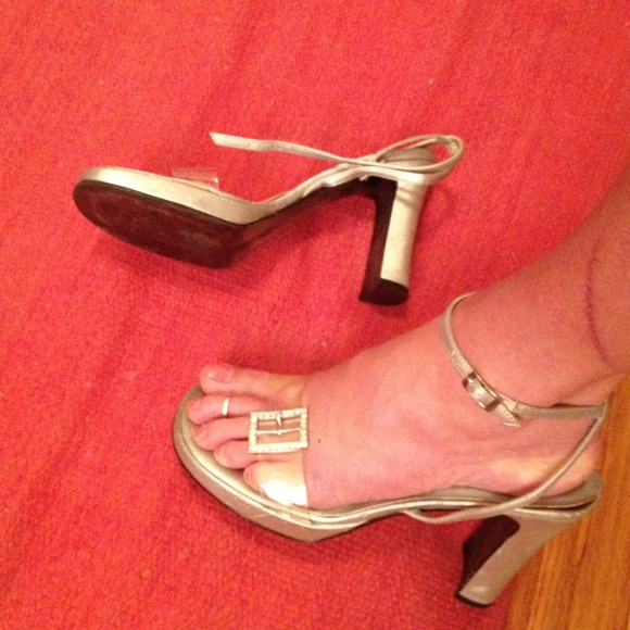Sexy silver heels