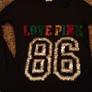 Sequin xs VS cutsie tee