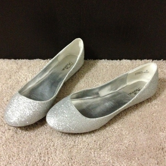 Sparkly flats